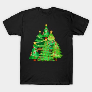 Christmas Pine Trees Group 6 T-Shirt